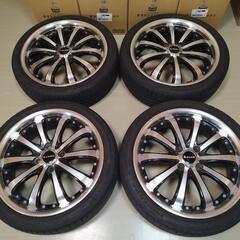 １８㌅ ホイール  ¥40000以上相当 夏タイヤ装着済み  【バイロン　スティンガー】【函館近域へ有料配達可能】 18㌅ ホイール ¥40000以上相当 夏タイヤ装着済み 【バイロン