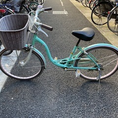 ☆ジモティ割あり☆ アサヒ 自転車 26 緑 クリーニング済み KJ1089