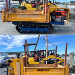 磐田市発/ノザワ 油圧ダンプ 運搬車 CPU120D 積載400kg 動作確認済み。