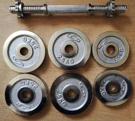 28mm ボディーメーカー IVANKO プレート 28mm ダンベルシャフト2本