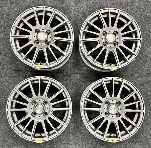 ⭐15インチ⭐4穴⭐ウェッズ 中古アルミホイール⭐4本セット  