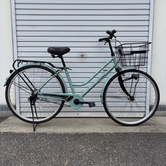 商談中】 ☆前後タイヤ中古品☆ 650C 8S クロスバイク 防犯登録料込