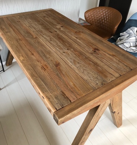 西海岸 古材 古木 ダイニングテーブル ダイニングテーブル 幅160