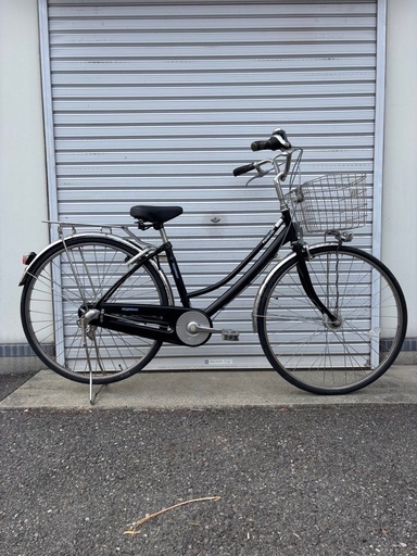 【整備士による点検済】　☆前後タイヤ新古品☆   27型　シティーサイクル　防犯登録料込価格︎‼︎ 整備士による点検済】 ☆前後タイヤ新古品☆ 27型 シティーサイクル