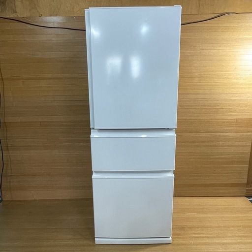 三菱　冷凍冷蔵庫　MR-C33H-W 2023年製　330リットル 三菱電機 MR-C33H-W 3ドア冷蔵庫 Cシリーズ (330L・右開き) ホワイト右