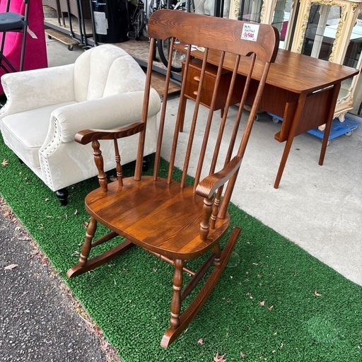 ロッキングチェア アームチェア 椅子 チェア 木製 ビンテージ