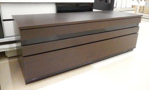 全国家具工業連合会  テレビ台 KG-AHG0206 ダークブラウン ガラス戸 テレビボード AVボード