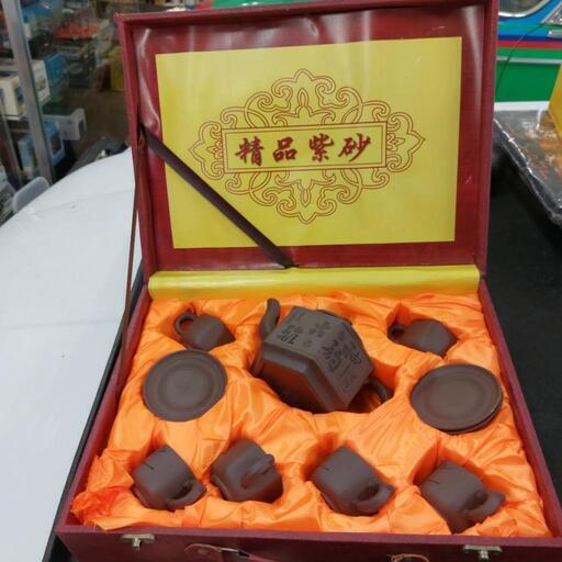 新品未使用/中国茶器セット　精品紫砂