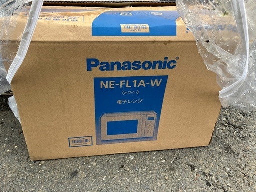 パナソニック 電子レンジ NE-FL1A-W ホワイト 中古 パナソニック