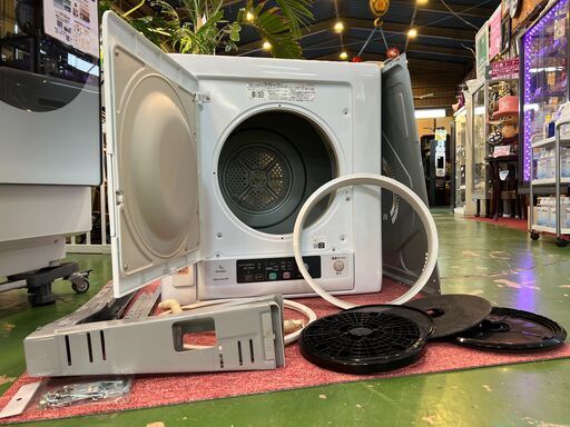 日立 電気式衣類乾燥機 de-n50wv 純正スタンドセット 愛品館八千代店】HITACHI 日立 2021年製 5.0㎏衣類乾燥機 DE-N50WV