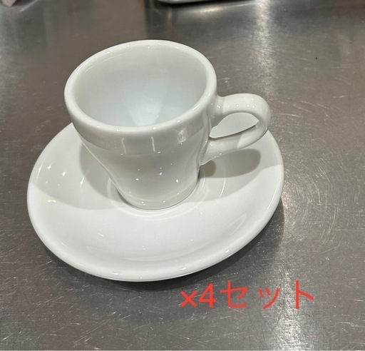 LOVERAMICSラブラミクス Tulip 80ml Espresso Cup＆Saucer 4セット　エスプレッソ