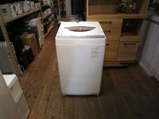 TOSHIBA / 東芝 洗濯機 5.0kg 2018年製 引取限定 東芝 全自動洗濯機