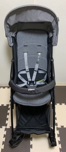 本日限定 ピジョン b型 軽量 ベビーカー ビングル bb1 グレー
