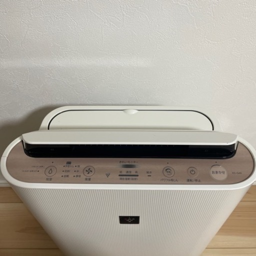 SHARP KC-G40-W 親しかっ 加湿空気清浄機 ホワイト系 適用畳数：18畳
