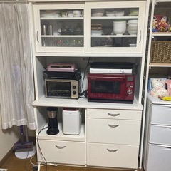 NAFCO ナフコ 食器棚 No.1268○ ※現金、クレジット、スマホ決済対応