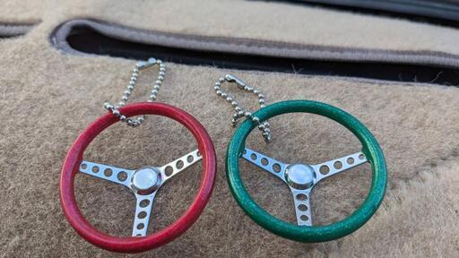 ムーンアイズ　ヴィンテージ　キーホルダー　ステアリング　USDM ホットロッド　カスタムカー　ローライダー　アメリカ雑貨　ラットフィンク　アメ車　kustom 旧車 ムーンアイズ ヴィンテージ キーホルダー ステアリング USDM ホット