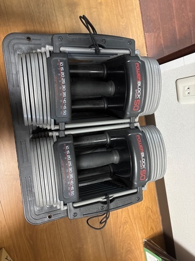 パワーブロック 可変式ダンベル 22キロ✖️2