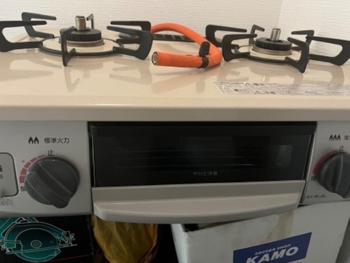 コンロに電子レンジ