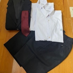 羽衣学園高等学校 男子制服一式（カッターシャツ,ネクタイ