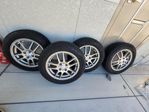 ダンロップ175/65r14 バリ溝！ タイヤホイールセット　フィット等に ダンロップ175/65r14 バリ溝！ タイヤホイールセット フィット等に