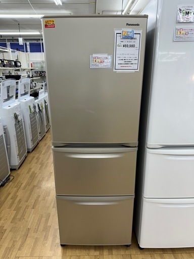 ドリーム川西店御来店限定】パナソニック冷蔵庫 NR-C343C-N／クリーニング済み 【2002211255601741】 (ドリーム川西店)  山下のキッチン家電《冷蔵庫》の中古あげます・譲ります｜ジモティーで不用品の処分