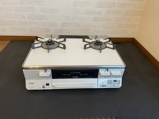 リンナイ ラクシエ ガラストップ 都市ガス - 心強い 