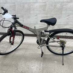 ★ジモティ割あり★  自転車 ２６インチ グレー、ブラック クリーニング済み OJ3439 ☆ジモティ割あり☆ 自転車 26インチ グレー、ブラック クリーニング