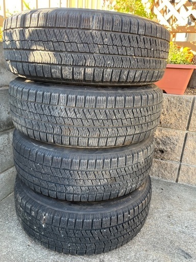 ブリザック4本ホイール付き195/65R15 冬タイヤ ☆ 195/65R15