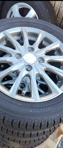 🔶アルミホイル14インチ！スタッドレス！バリ山165.65.14 (りあまる  