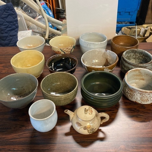 陶器の腕など　骨董