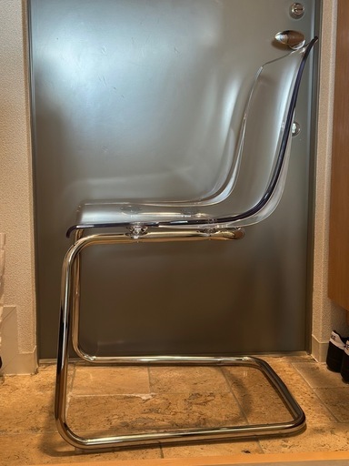 ほぼ新品 IKEA TOBIAS トービアス ダイニングチェア クリアチェア