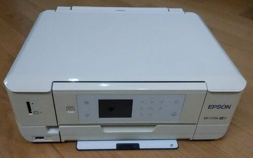 【EPSON】《EP-777A》「プリンター」《現役の稼働中の製品です》「互換性インク付き」