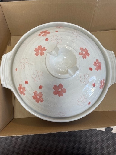 新品未使用の土鍋を安く売ります