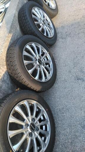 ②2023年製185/60R15バリ山！中古スタッドレスタイヤ4本セット バリ山中古スタッドレスタイヤセット 215／45R17 スタッドレス中古4本