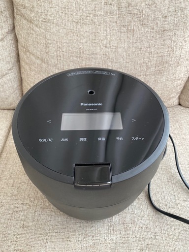 Panasonic SR-NA102 美品】Panasonic 炊飯器 SR-NA102黒 5合炊き 圧力IH