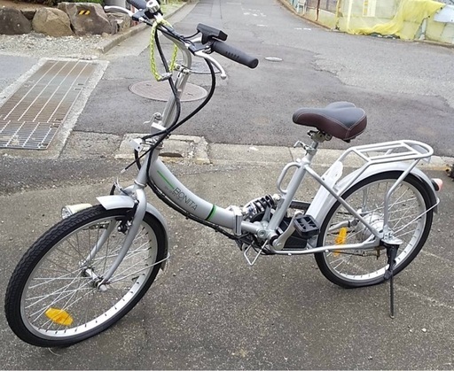 折りたたみ電動自転車 (k) 中の電動アシスト自転車の中古あげます  