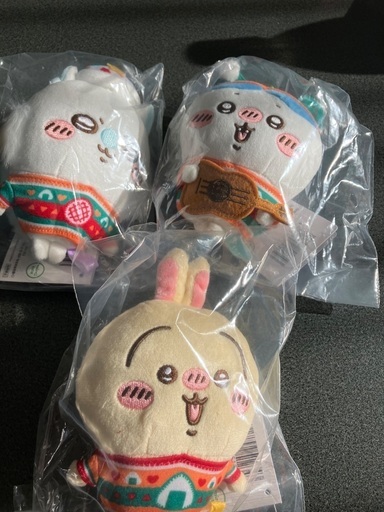 ちいかわ エニマイクジ D うさぎ ハチワレ モモンガセット - おしかっ