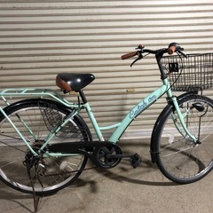 ONO3 クロスバイク グリーン 変速 Raleigh 700✕35C