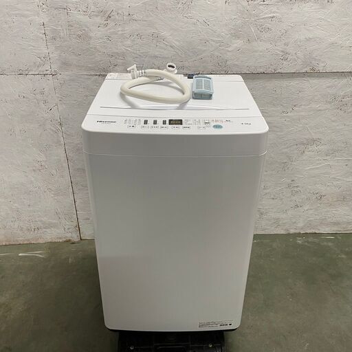 【Hisense】 ハイセンス 全自動電気洗濯機 4.5kg HW-E4503 2020年製 J0666