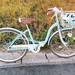 J340 ☆サビキズ使用感☆普通自転車☆MISTY LIGHT☆LEDオート☆24インチ