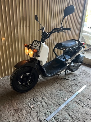 ホンダ ズーマー　AF58 書類有り　オイル交換済み＊セル，キック両方かかります。
