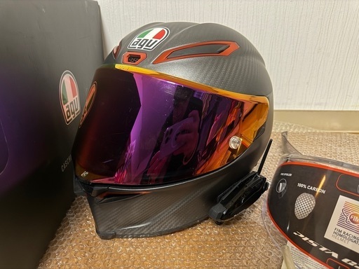 【良品】AGV Pista GP RR アジアンフィットLサイズ　B-com付属