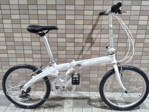 お買い得く☆ダホン アルミフレーム折りたたみ自転車☆タイヤ前後新品  