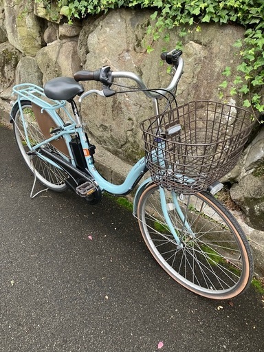 自転車店からの出品/ブリヂストン電動26インチ/6.6Ah/長押し3点灯の  