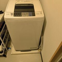 No.0336 22年日立洗濯機5kg (配送、設置)無料！