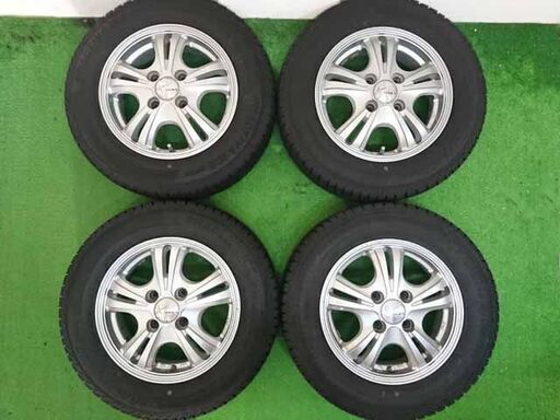 145/80R13 23年 深溝！ （20年 ガリ無し ヨコハマ製 冬タイヤ 145 