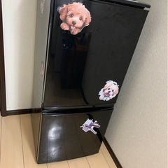J7885 ☆6ヶ月保証付☆SHARPシャープ2ドア冷蔵庫SJ-D18KJ-Hマット  