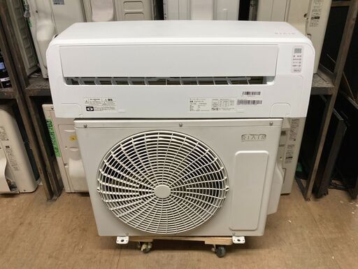 K05739 中古エアコン ヤマダ 2021年製 主に6畳用 冷房能力 2.2KW /