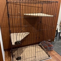 中古】猫ケージ 3段 91cm*56cm*130cm おまけ付き