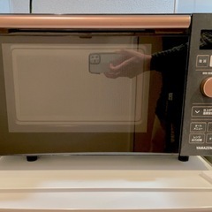 ☆ジモティ割あり☆ YAMAZEN オーブンレンジ NERP-018FV（B) 22年製